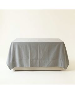 Dawn Edge Flat Bed Sheet - Gray (synthetic illustration; no displayed measurements)
