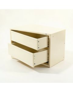 Clay Crest Small-Parts Storage Drawer Cabinet - Ivory (synthetic illustration; no displayed measurements)