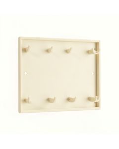 Glen Crossing Empty Wall-Mounted Tool Organizer Panel - Ivory (synthetic illustration; no displayed measurements)