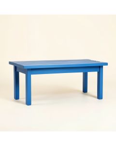 Slate Bend Indoor Bench - Blue (synthetic illustration; no displayed measurements)