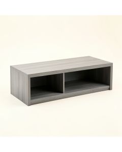 Stone Crossing Shoe Storage Bench - Gray (synthetic illustration; no displayed measurements)