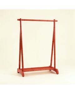 Wren Crest Empty Garment Rack - Terracotta (synthetic illustration; no displayed measurements)