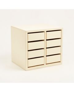 Clay Dale Small-Parts Storage Drawer Cabinet - Cream (synthetic illustration; no displayed measurements)