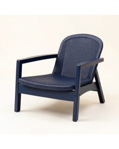 Alder Dell Outdoor Lounge Chair - Navy (synthetic illustration; no displayed measurements)