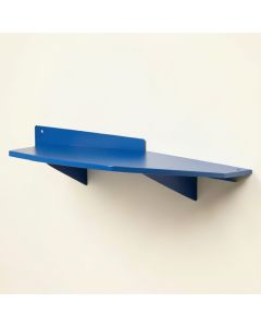 Flint Crest Wall-Mounted Shelf - Blue (synthetic illustration; no displayed measurements)