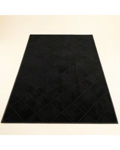 Meadow Crest Rectangular Area Rug - Black (synthetic illustration; no displayed measurements)