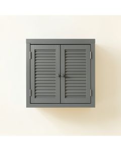 River Bridge Wall-Mounted Entry Cabinet - Gray (synthetic illustration; no displayed measurements)