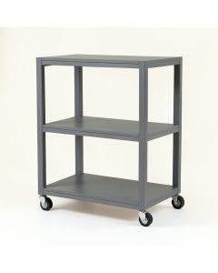 Alder Bridge Empty Rolling Workshop Cart - Gray (synthetic illustration; no displayed measurements)