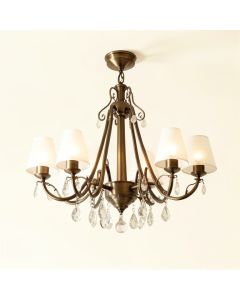 Cambridge Shaded Empire Chandelier (synthetic illustration; no displayed measurements)