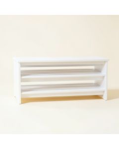 Summit Bend Shoe Storage Bench - White (synthetic illustration; no displayed measurements)