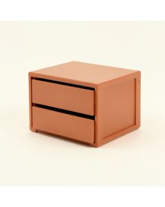 Heath Brook Small-Parts Storage Drawer Cabinet - Terracotta (synthetic illustration; no displayed measurements)