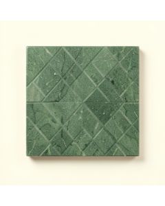 Meadow Bridge Uninstalled Square Decorative Tile - Green (synthetic illustration; no displayed measurements)