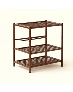 Organizer Closet Entryway 15 Pair Stackable Shoe Rack (synthetic illustration; no displayed measurements)
