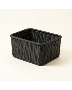Fern Crossing Empty Storage Basket - Black (synthetic illustration; no displayed measurements)