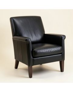 Chadley 36 '' Wide Top Grain Leather Club Chair (synthetic illustration; no displayed measurements)