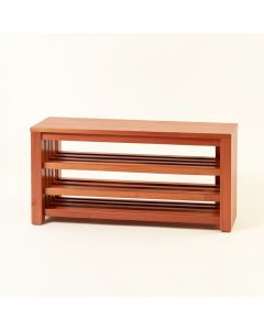 Hill Dale Shoe Storage Bench - Terracotta (synthetic illustration; no displayed measurements)