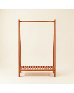 Bay Crossing Empty Garment Rack - Terracotta (synthetic illustration; no displayed measurements)