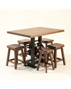 4-Piece Counter Height Dining Room Table Set (synthetic illustration; no displayed measurements)