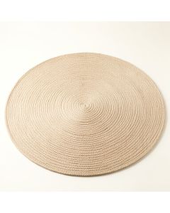 Meadow Branch Round Area Rug - Beige (synthetic illustration; no displayed measurements)
