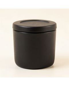 Willow Bend Storage Canister With Lid - Black (synthetic illustration; no displayed measurements)