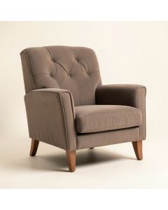Caryn 30.5 '' Wide Tufted Polyester Wingback Chair (synthetic illustration; no displayed measurements)