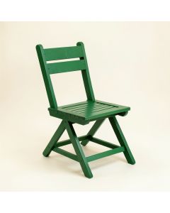 Hill Bridge Folding Outdoor Chair - Green (synthetic illustration; no displayed measurements)
