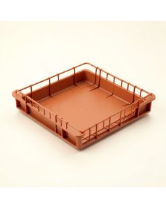 Maple Dale Empty Under-Desk Cable Tray - Terracotta (synthetic illustration; no displayed measurements)