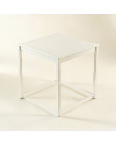 Flint Bluff Compact Balcony Table - White (synthetic illustration; no displayed measurements)