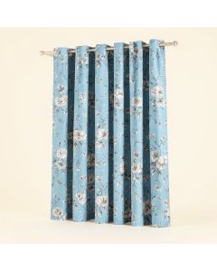 100 % Cotton Floral Thermal Grommet Curtains Panels (synthetic illustration; no displayed measurements)