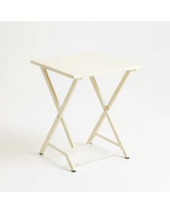 Juniper Bend Compact Balcony Table - Cream (synthetic illustration; no displayed measurements)