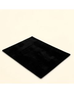 Currin Hand-Tufted Wool Black Area Rug (synthetic illustration; no displayed measurements)