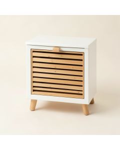 Dawn Arc Nightstand (synthetic illustration; no displayed measurements)
