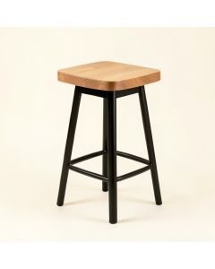 Hartsfield Solid Wood Counter & Bar Stool (synthetic illustration; no displayed measurements)