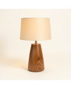 Humphreys 30 '' Toffee Wood Table Lamp (synthetic illustration; no displayed measurements)