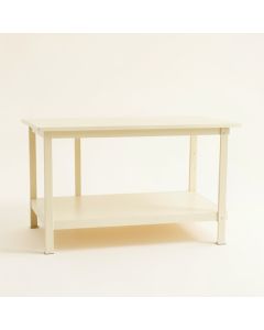 Willow Dell Empty Workshop Workbench - Ivory (synthetic illustration; no displayed measurements)