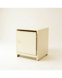 Summit Bluff Freestanding Pull-Out Hamper Cabinet - Ivory (synthetic illustration; no displayed measurements)