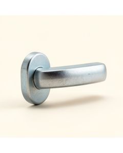 Waterfront Passage Door Lever (synthetic illustration; no displayed measurements)