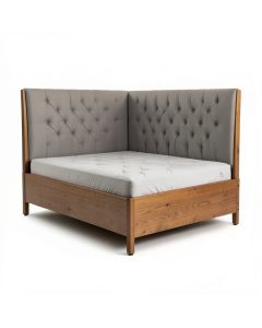 Rick Solid Wood Tufted Upholstered Storage Platform Bed (synthetic illustration; no displayed measurements)