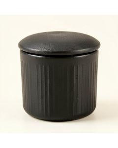 Vale Crossing Storage Canister With Lid - Black (synthetic illustration; no displayed measurements)
