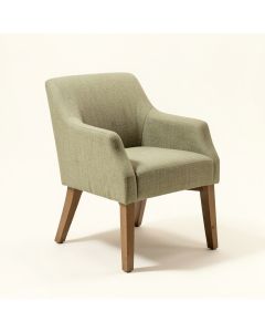 Soucy Upholstered Side Chair In Olive Beige (synthetic illustration; no displayed measurements)