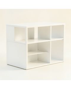 Fern Branch Desktop Shelving Unit - White (synthetic illustration; no displayed measurements)