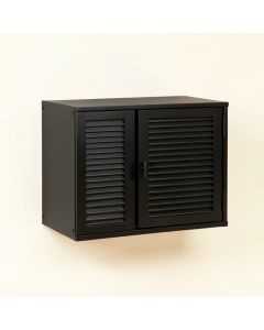 Hill Crossing Wall-Mounted Entry Cabinet - Black (synthetic illustration; no displayed measurements)