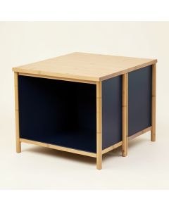 Shore Bluff Empty Countertop Canister Rack - Navy (synthetic illustration; no displayed measurements)