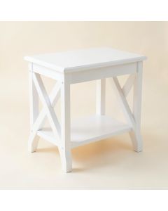 Meadow Edge Side Table - White (synthetic illustration; no displayed measurements)