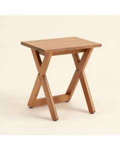Folding Side Table (synthetic illustration; no displayed measurements)