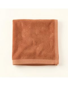 Stone Crest Bath Towel - Terracotta (synthetic illustration; no displayed measurements)