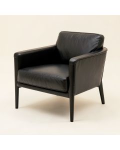 Orlie 57 '' Faux Leather Tuxedo Arm Loveseat (synthetic illustration; no displayed measurements)