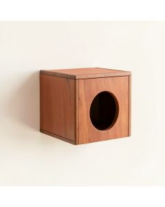 Fern Dell Wall-Mounted Cat Perch - Terracotta (synthetic illustration; no displayed measurements)