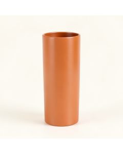 Stone Arc Empty Decorative Vase - Terracotta (synthetic illustration; no displayed measurements)
