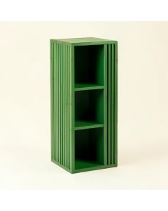 Cliff Edge Narrow Cubby Tower - Green (synthetic illustration; no displayed measurements)